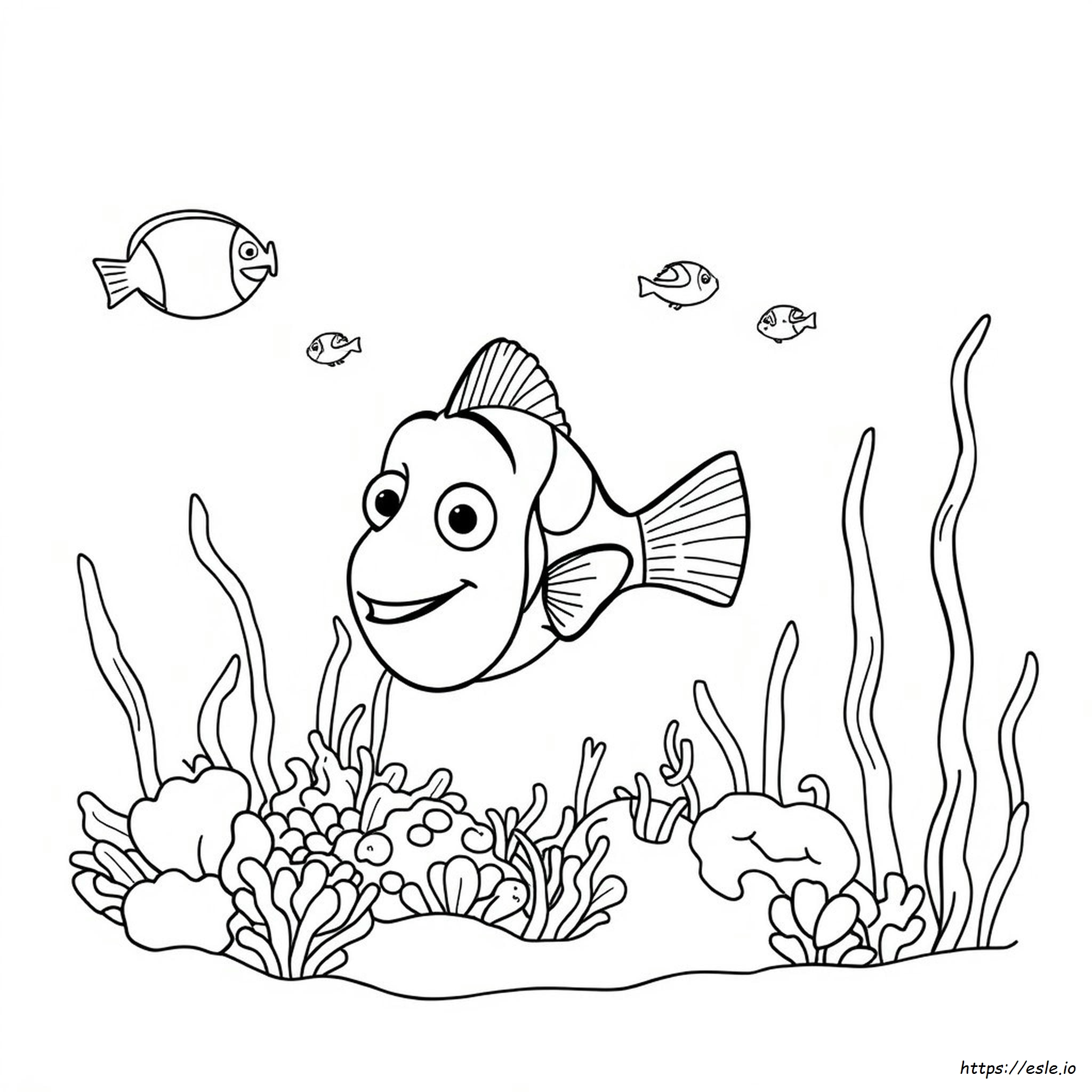 Nemo Coloring Pages Free Printable