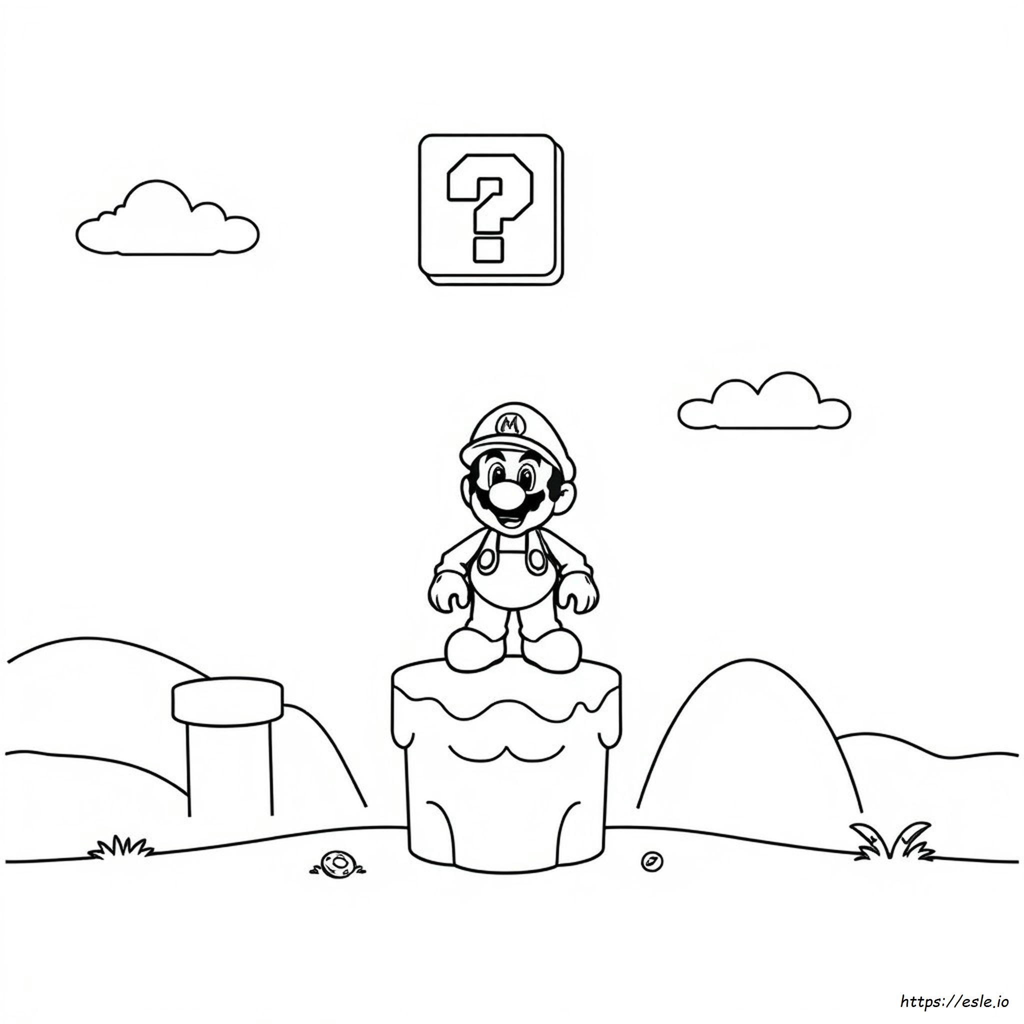Mario Bros Coloring Pages Pdf