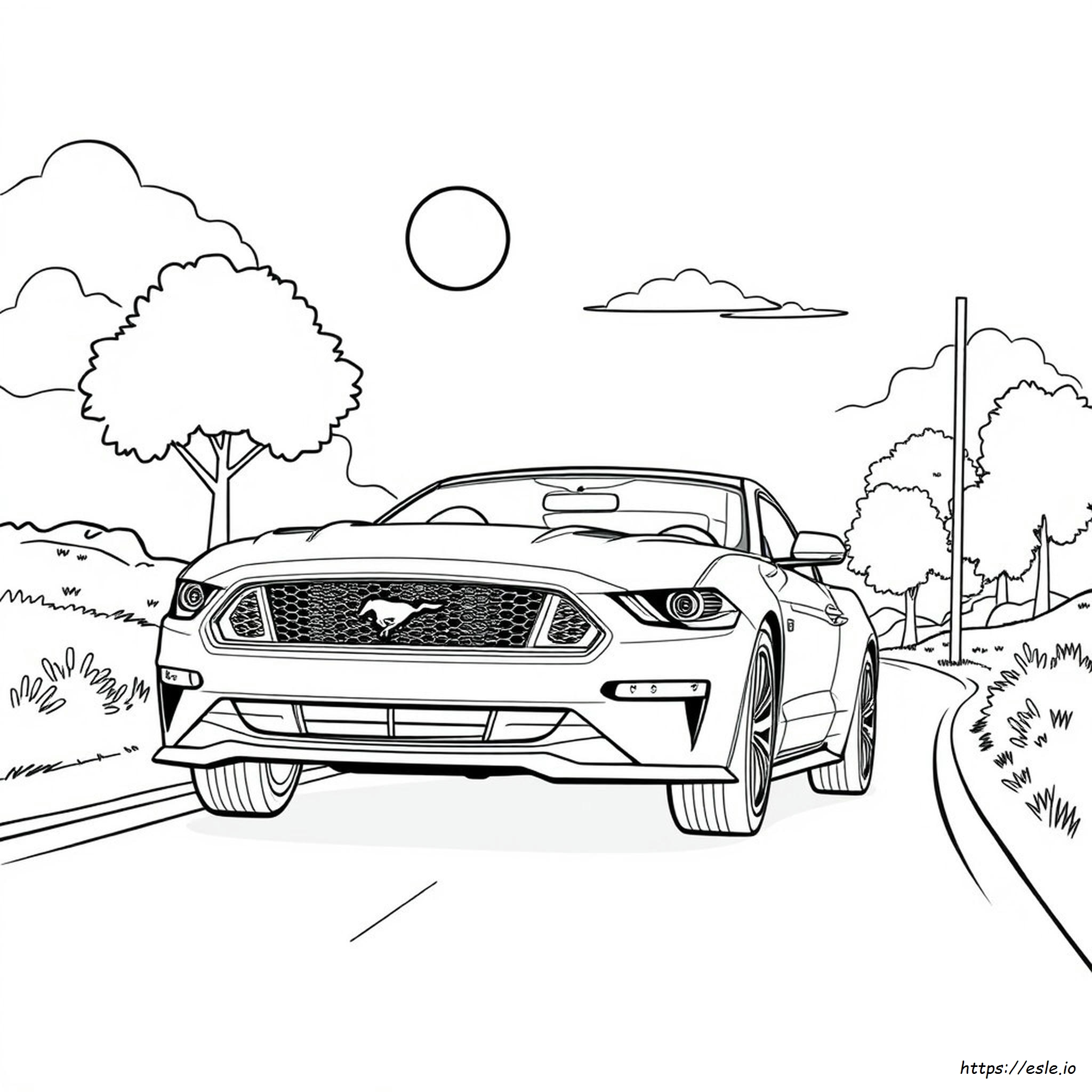 Ford Mustang: Disegni Da Colorare