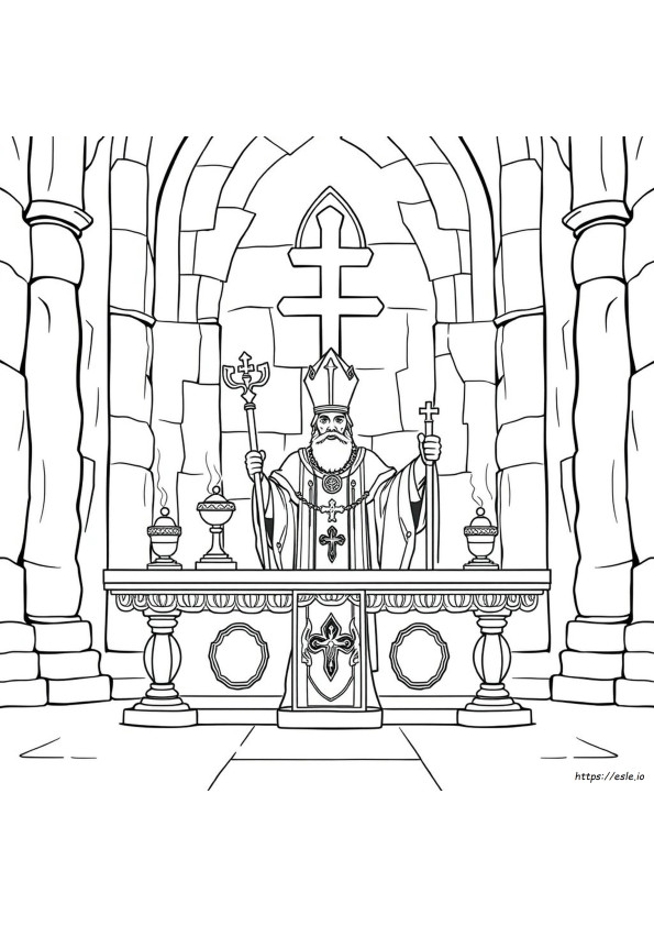 High Priest Coloring Page