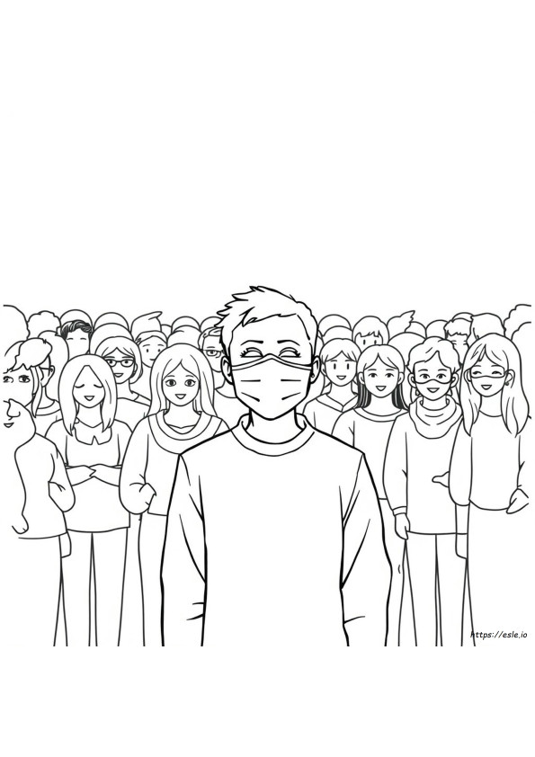 Mask Coloring Sheet