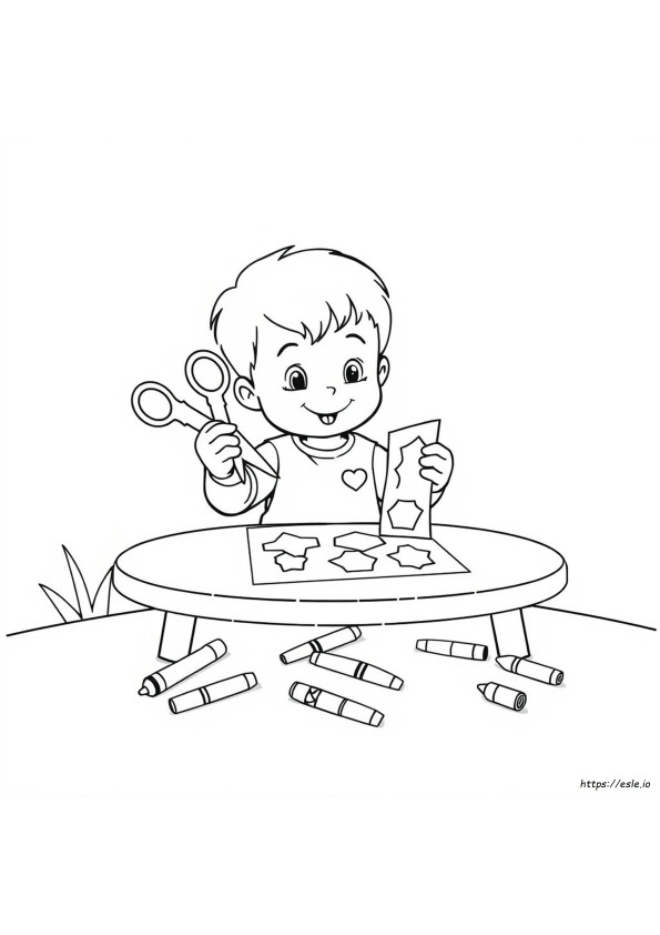 Páginas Para Colorear Y Recortar Para Niños