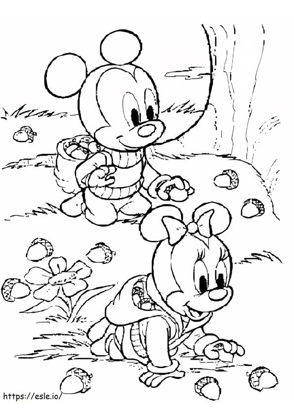 Print Disney Babies coloring page