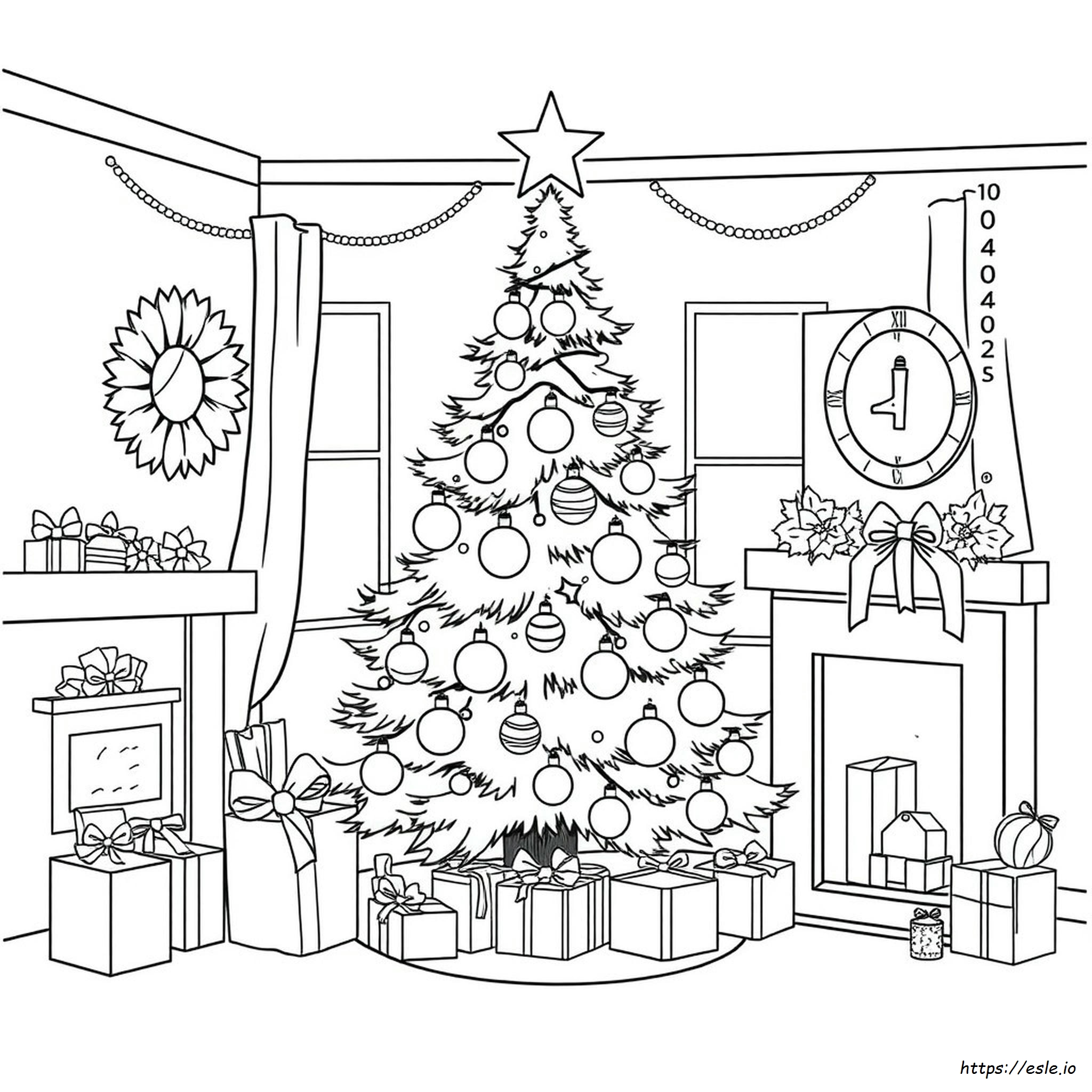 Christmas Color By Number Pages