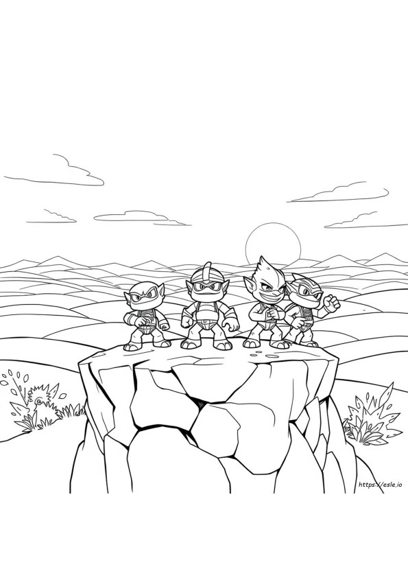 Skylanders Coloring Pages Free