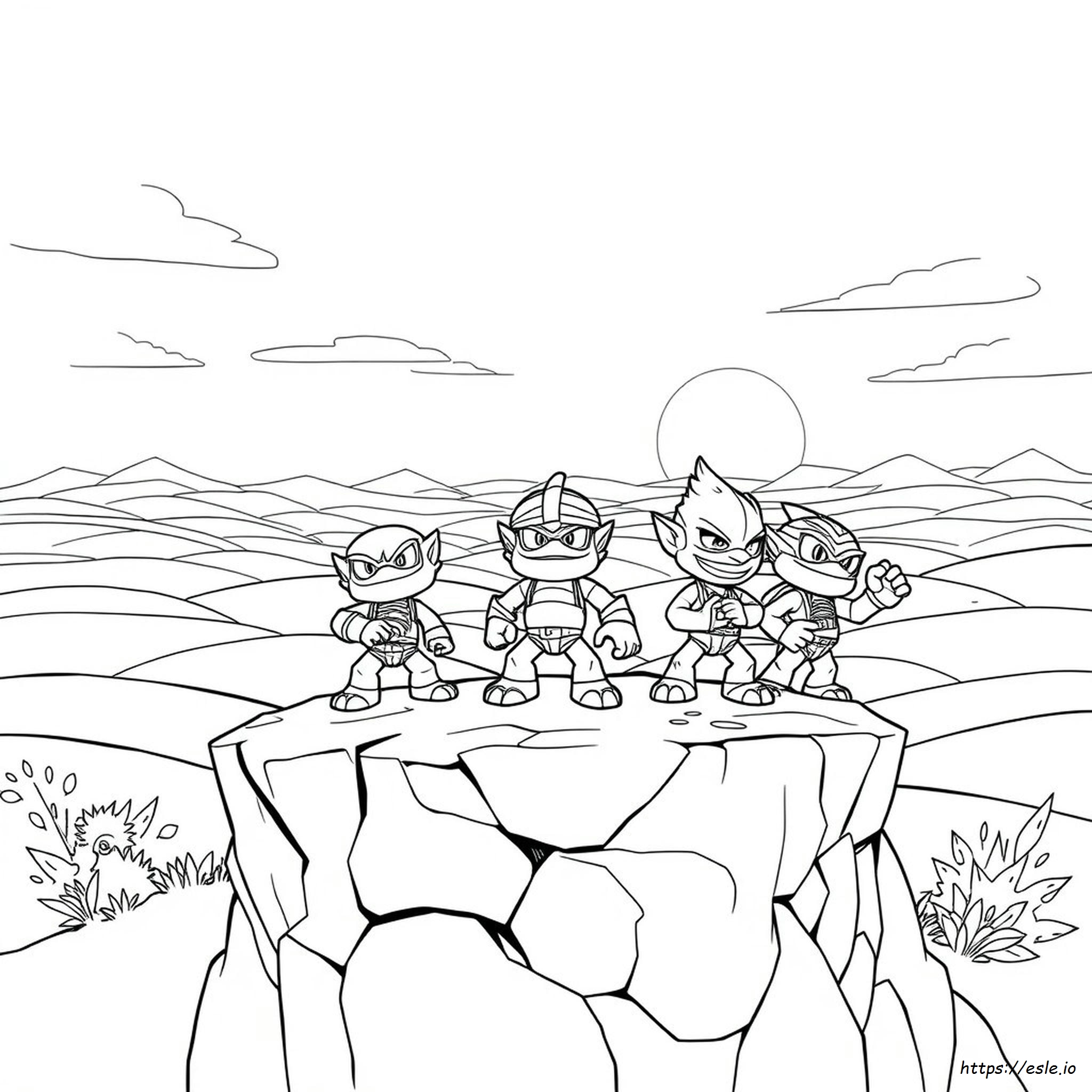 Skylanders Coloring Pages Free