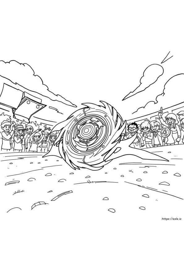 Coloriages Beyblade À Imprimer