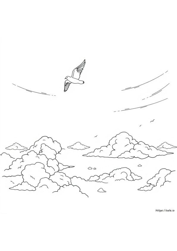 Céu Para Colorir