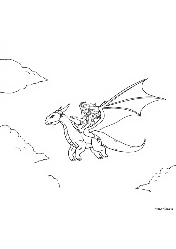 Wings Of Fire Coloring Pages Skywing