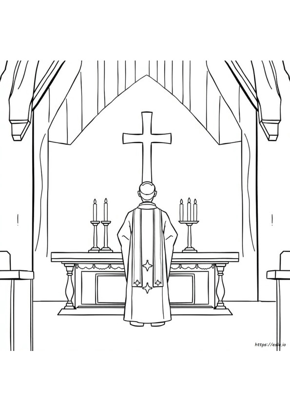 Sacerdote Da Colorare