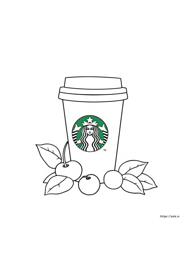 Starbucks Coloring Pages Printable