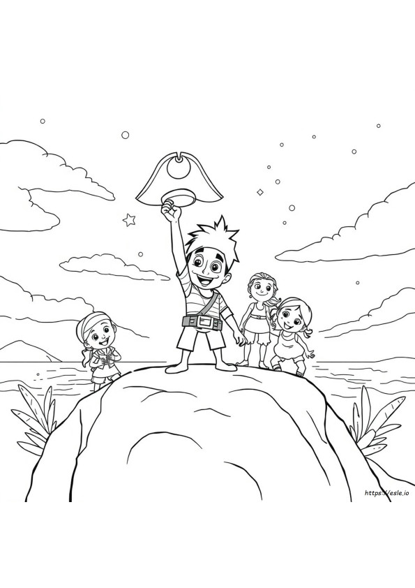 Coloriages À Imprimer Jake Et Les Pirates Du Pays Imaginaire