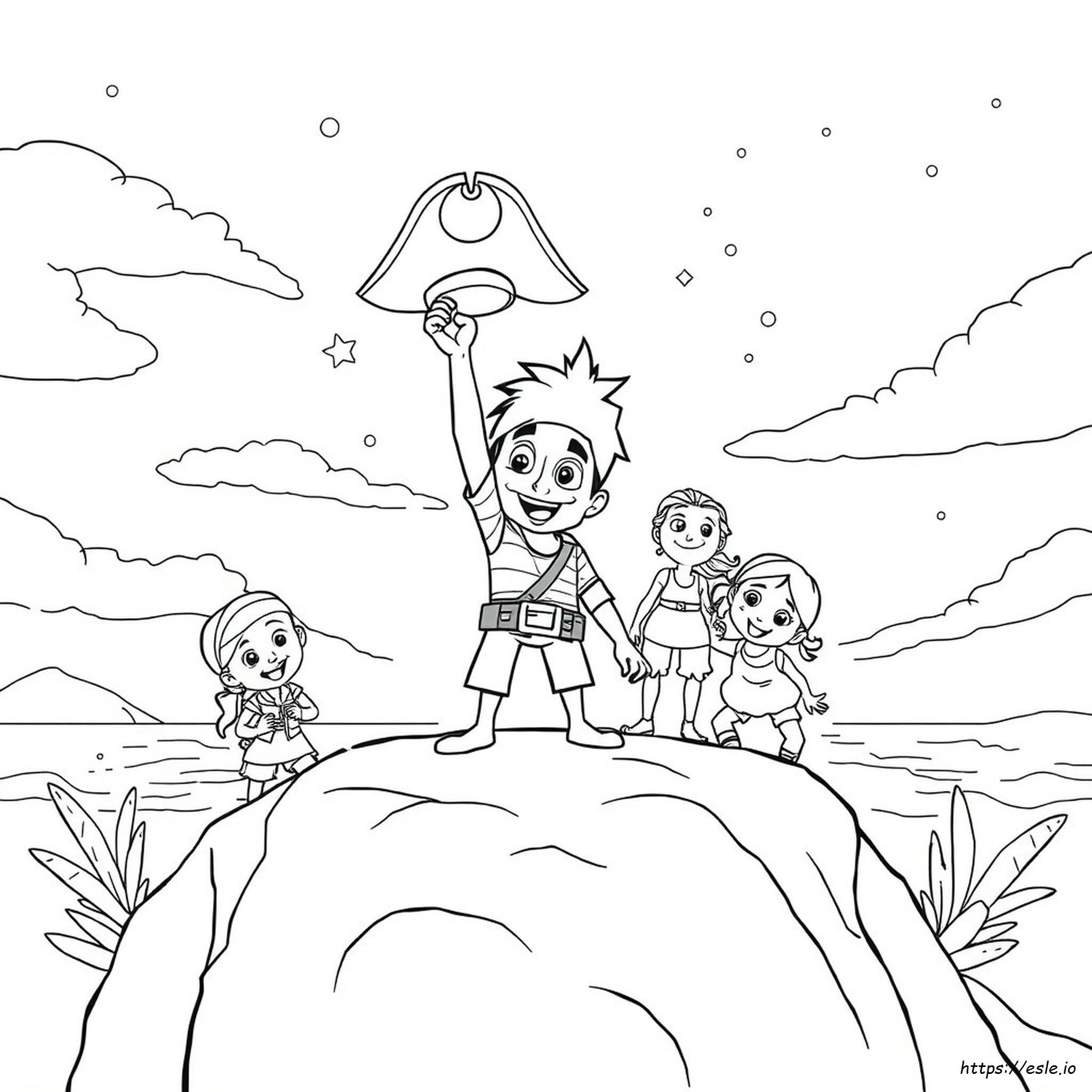 Jake And The Neverland Pirates Printable Coloring Pages