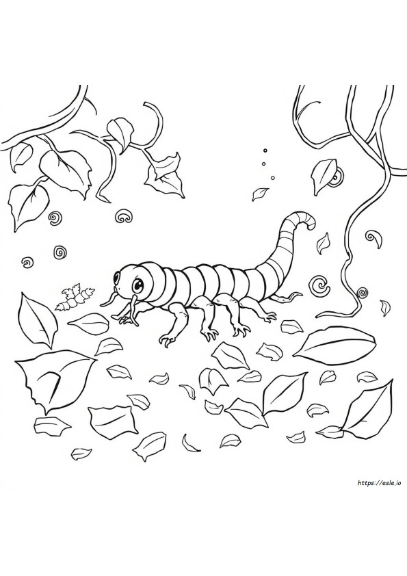 Scolipede Coloring Pages