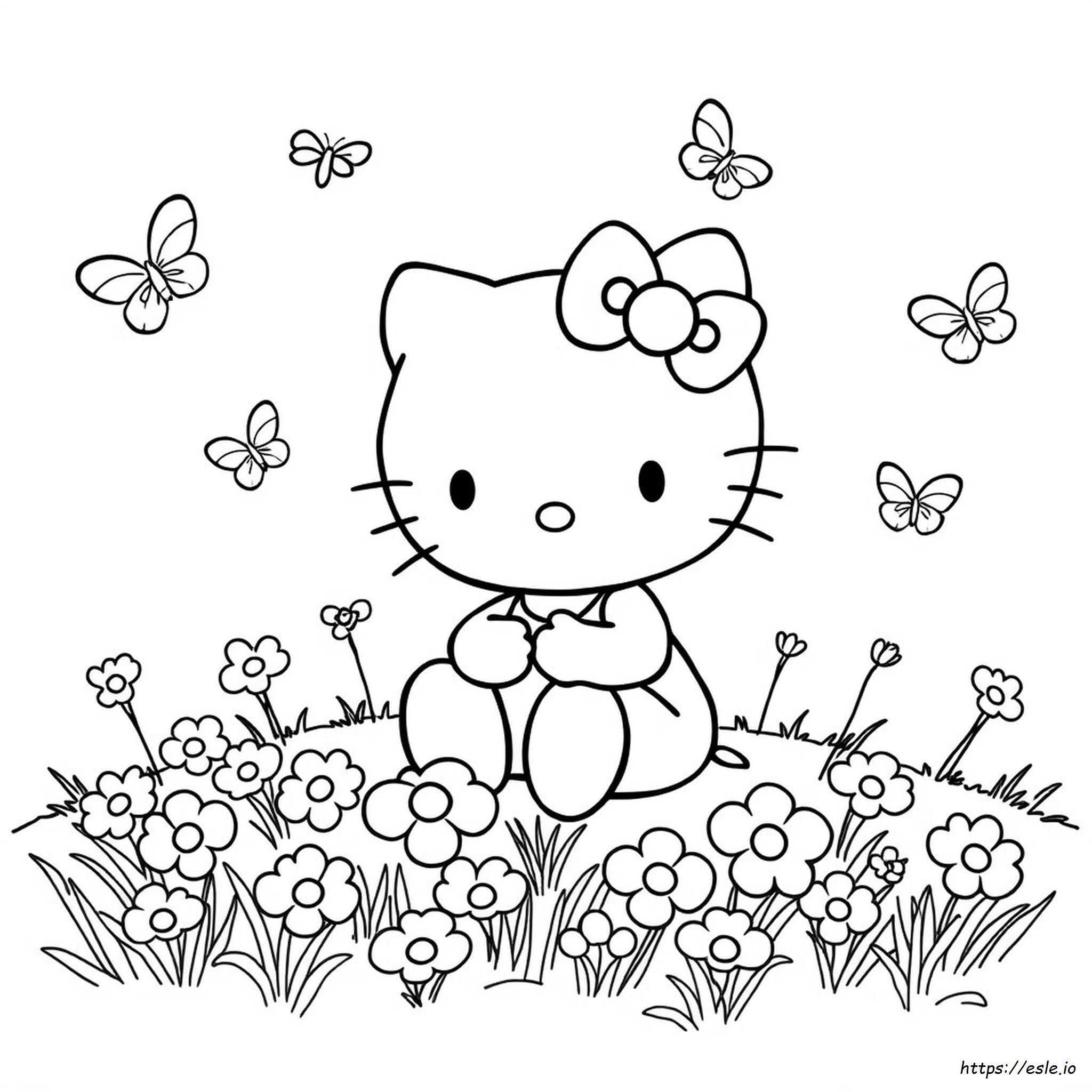 Kitty Coloring Pages Hello Kitty Para Colorear
