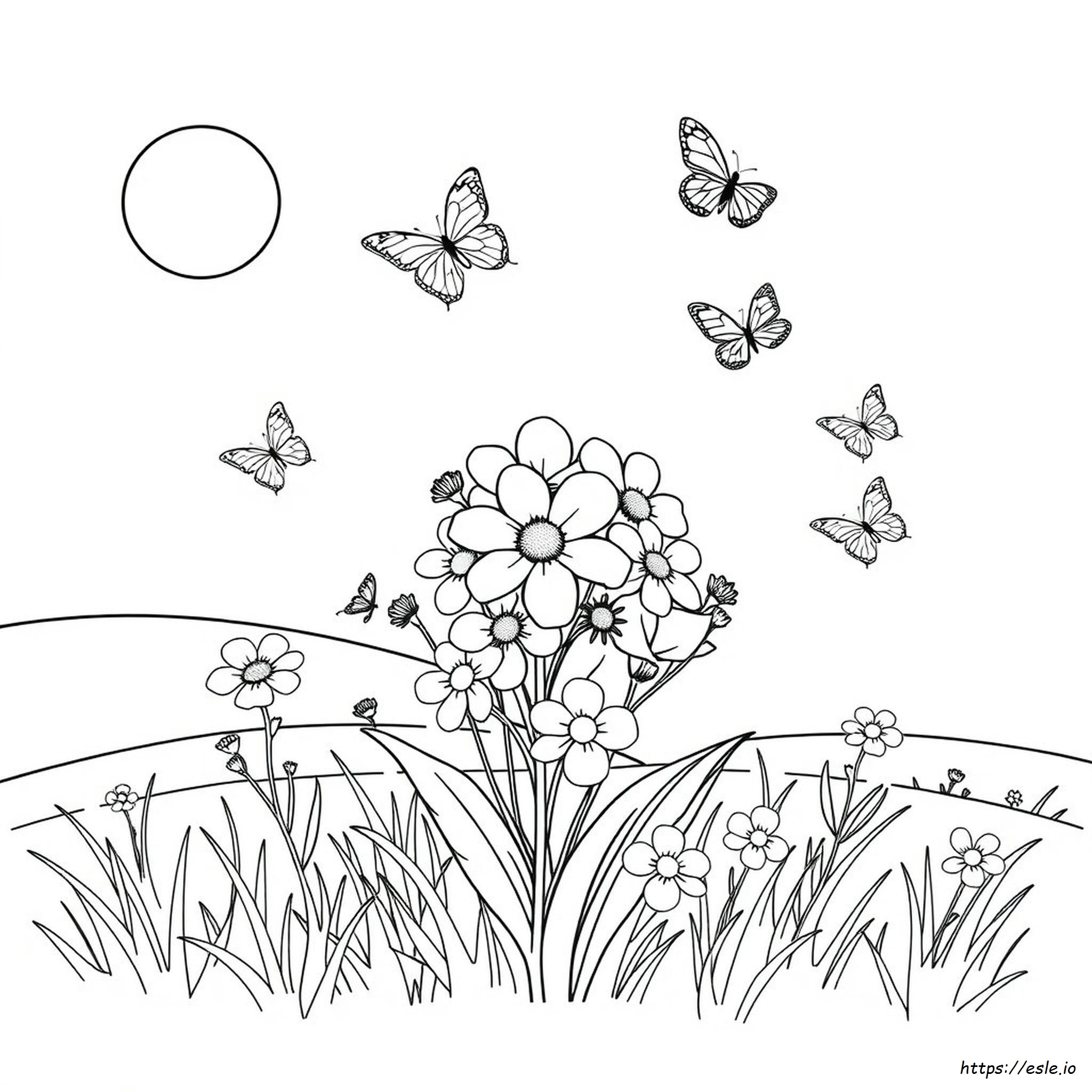 Blumen Ausmalbilder Zum Ausdrucken