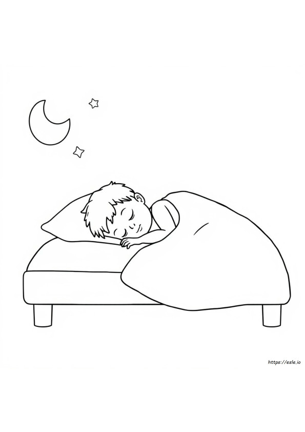 Sleeping Colouring