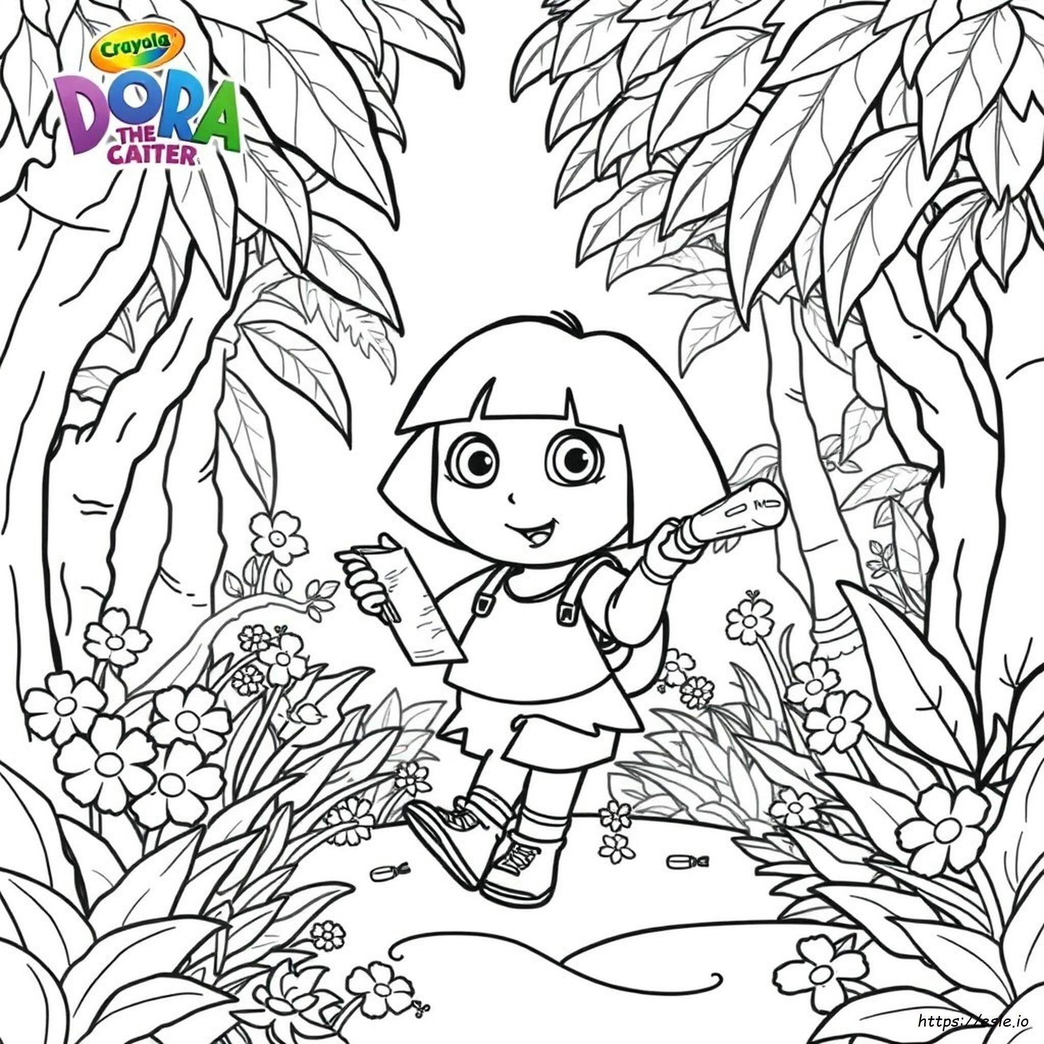 Crayola Giant Coloring Pages Dora The Explorer