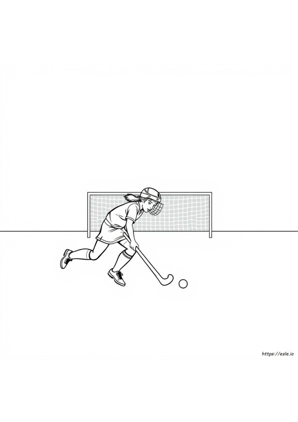 Field Hockey Coloring Pages