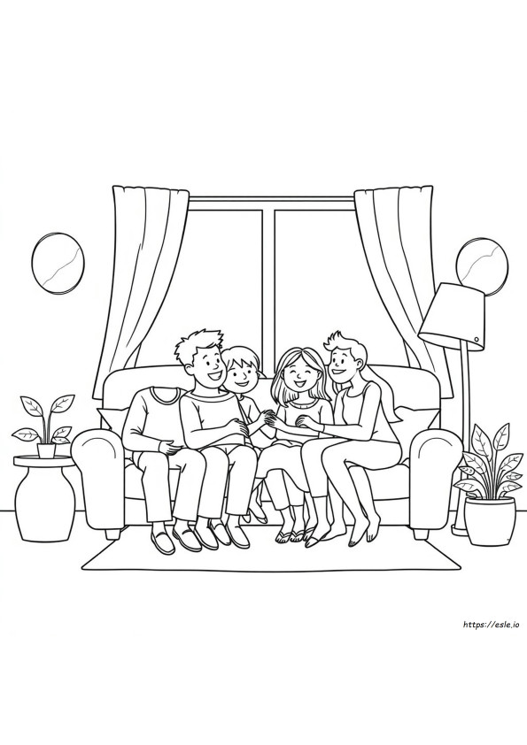 Coloring Family Members