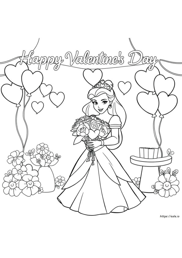Coloriages Joyeuse Saint-Valentin Disney