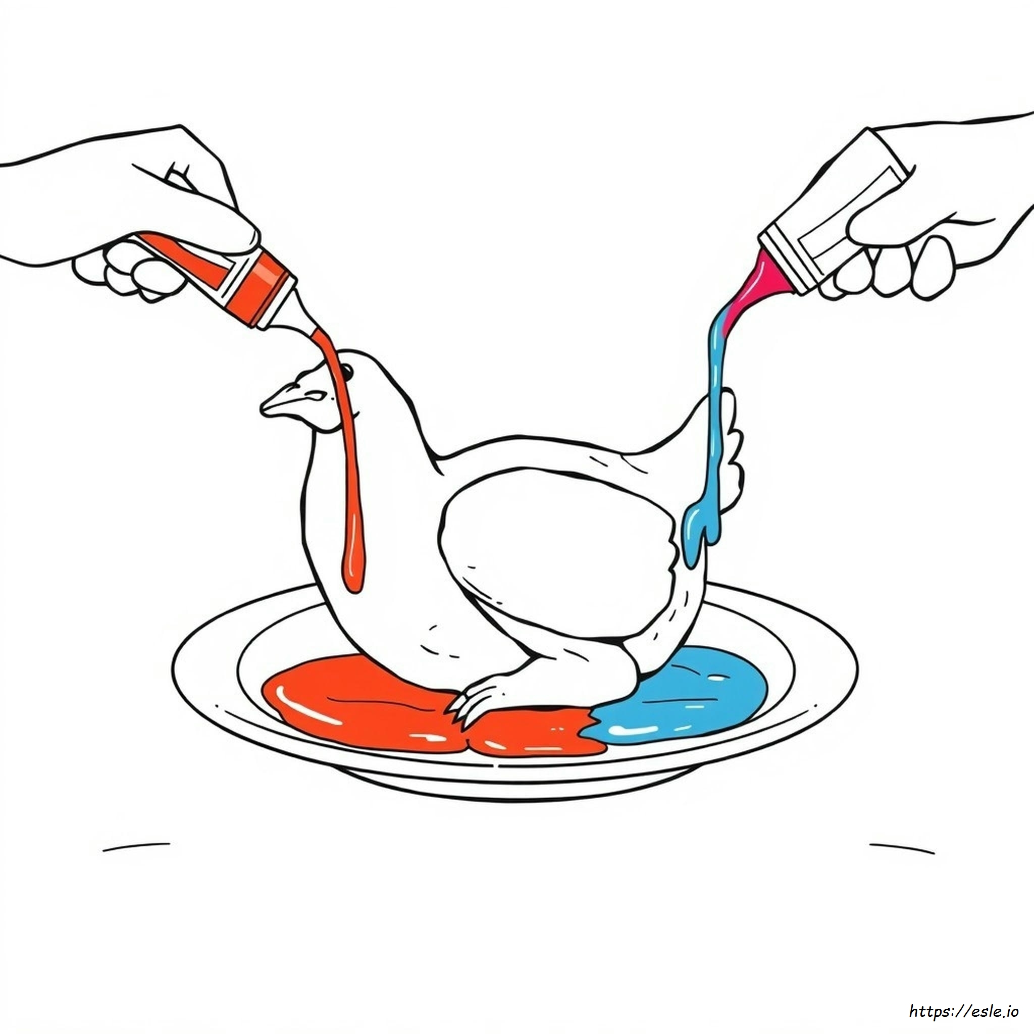 How To Dye A Chicken With Food Coloring