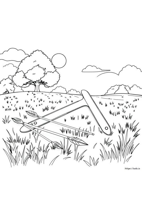 Boomerang Colouring Pages