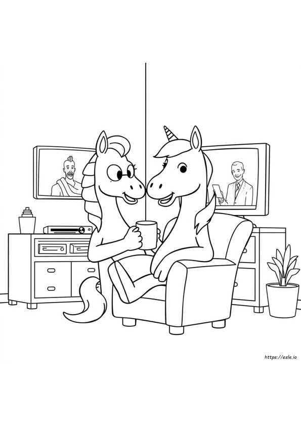 Bojack Horseman Colouring Book