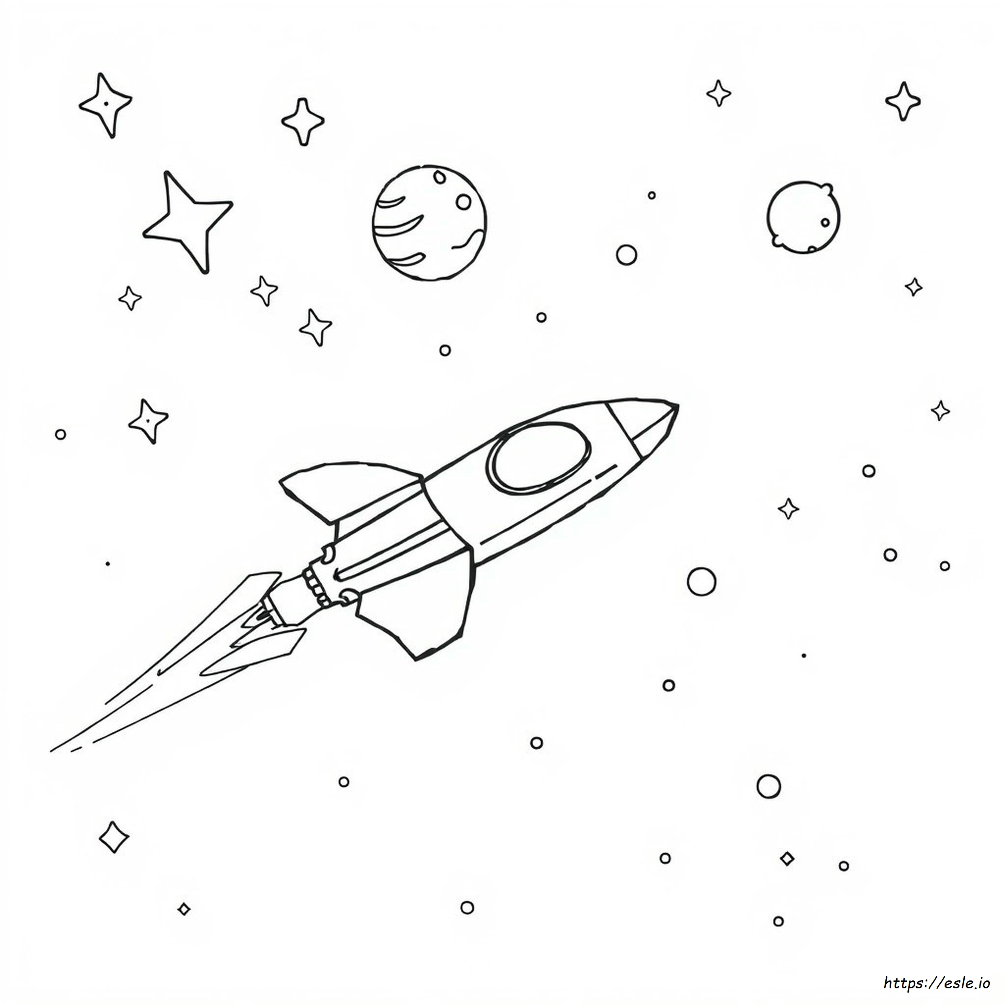 Disegni Da Colorare Spazio
