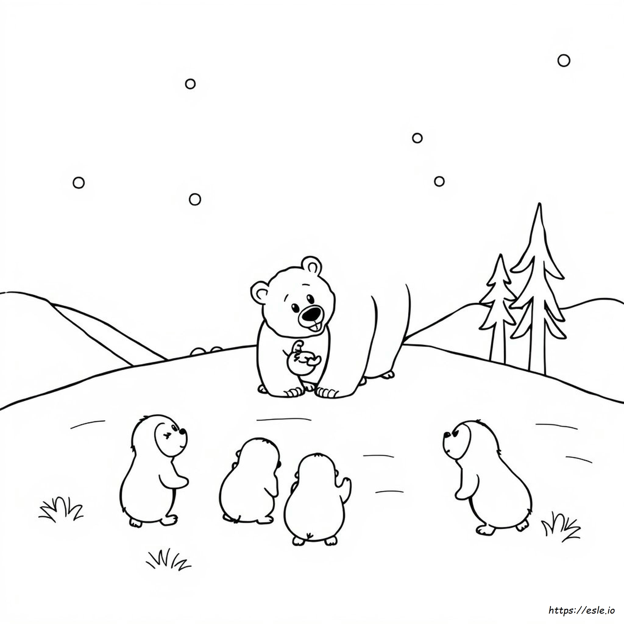 Grizzy And The Lemmings Colouring
