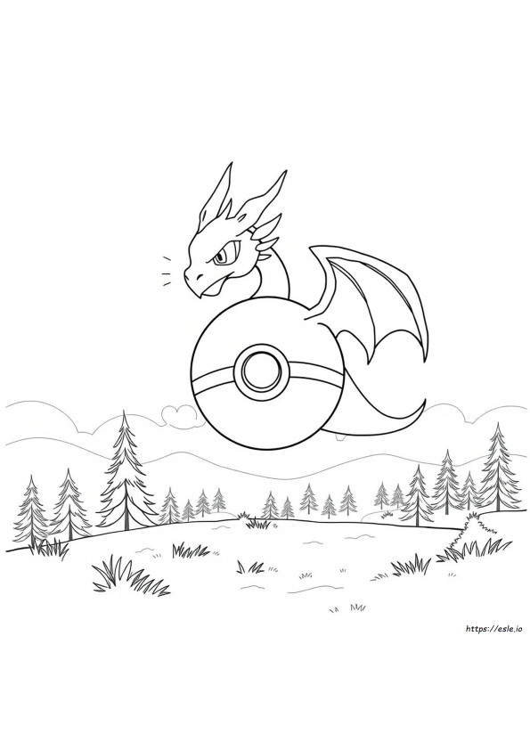 Dracovish Pokemon Coloring Page