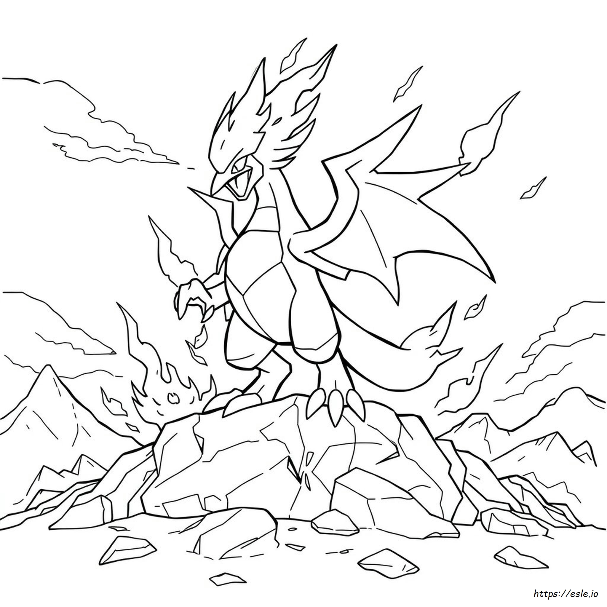 Disegni Da Colorare Pokémon Mega Blaziken