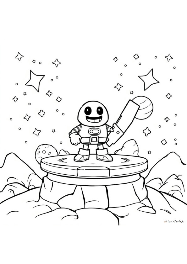Brawl Stars Frank Coloring Pages