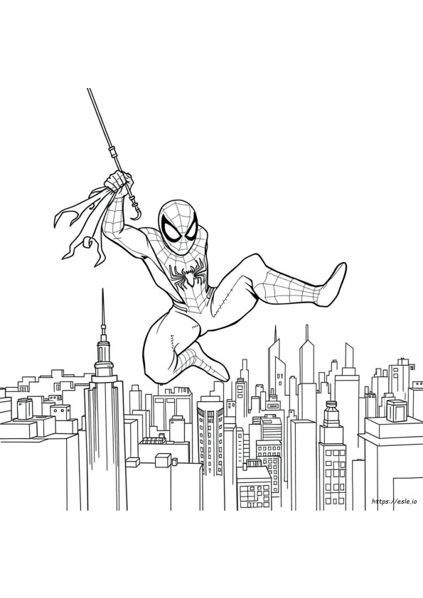 Coloriages Spiderman Avec Guide