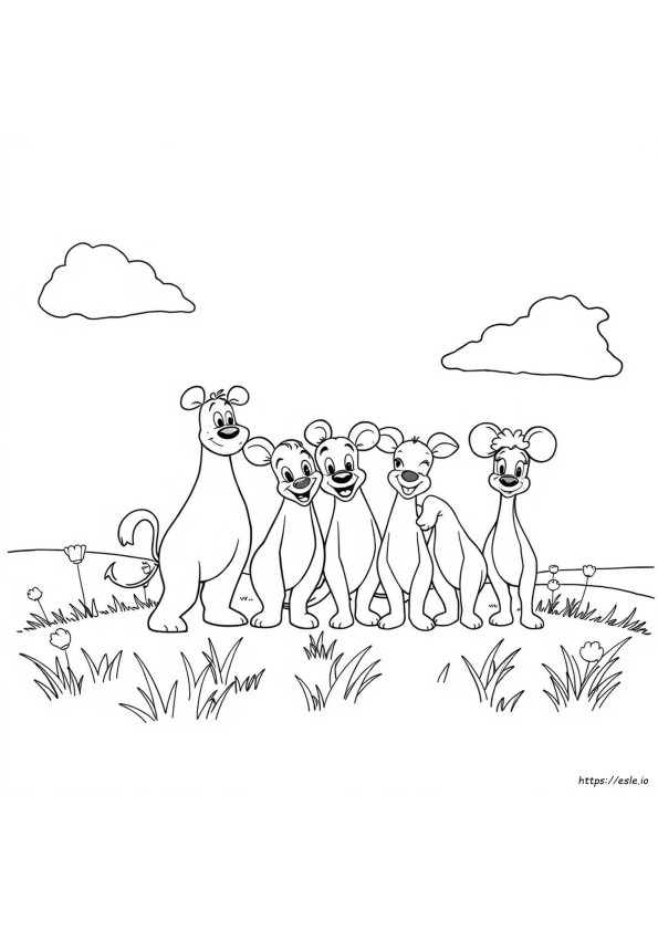 Desenhos De Animais Da Disney Para Colorir