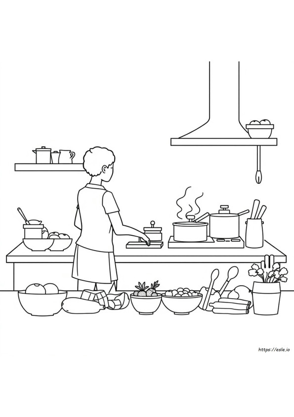 Coloring Pages For Cooking