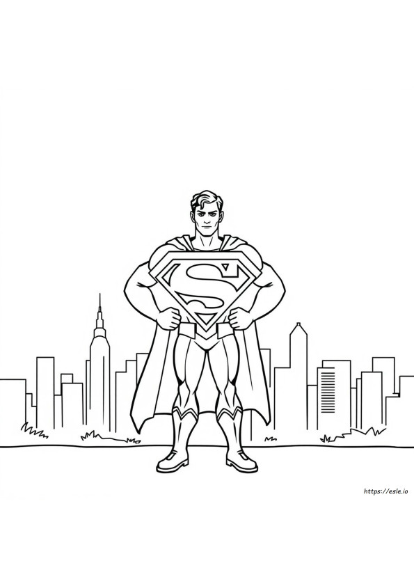 Superman Logo Kleurplaten