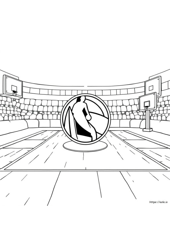 Nba Team Logo Coloring Pages