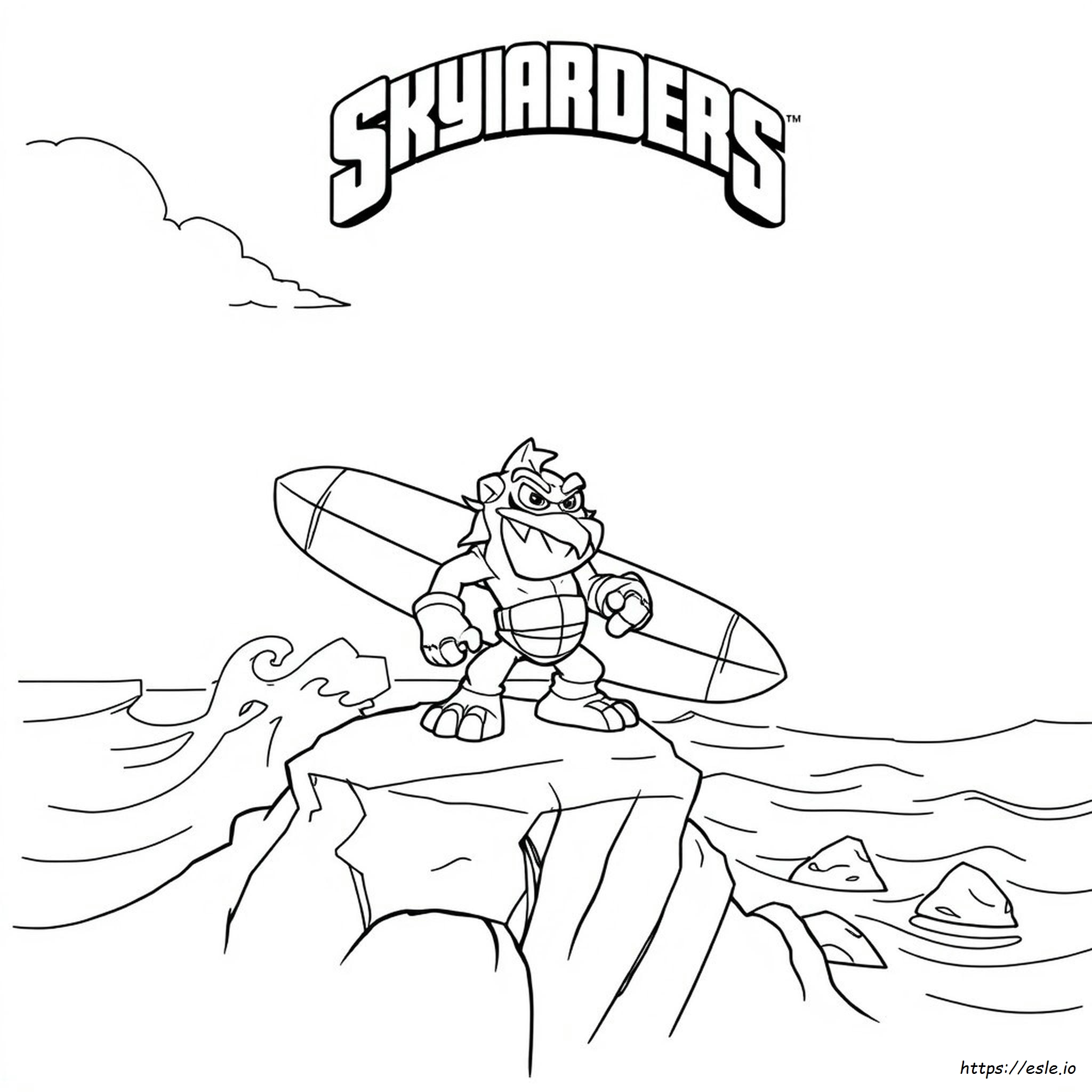 Skylanders Gill Grunt Coloring Pages