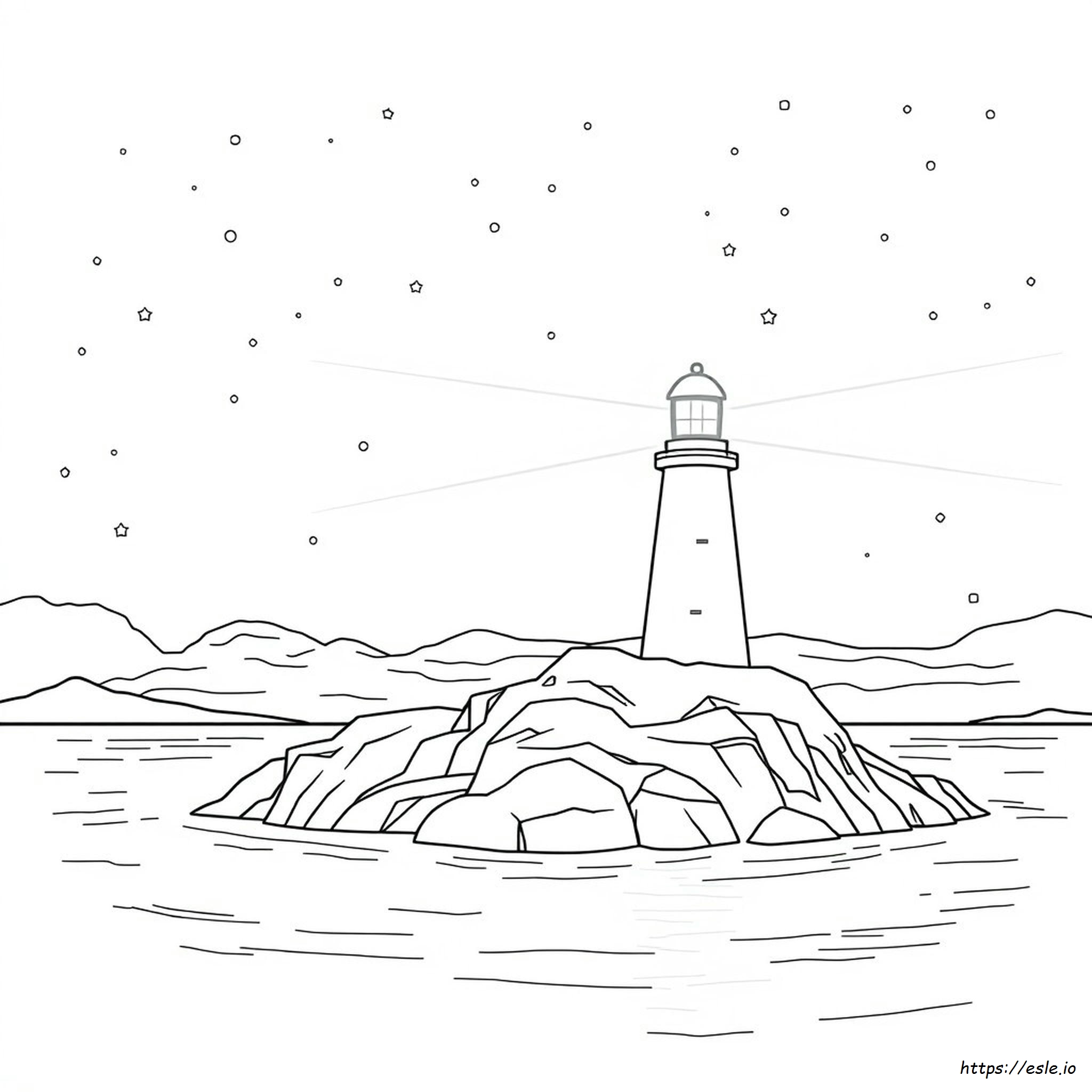 Light Of The World Coloring Sheet