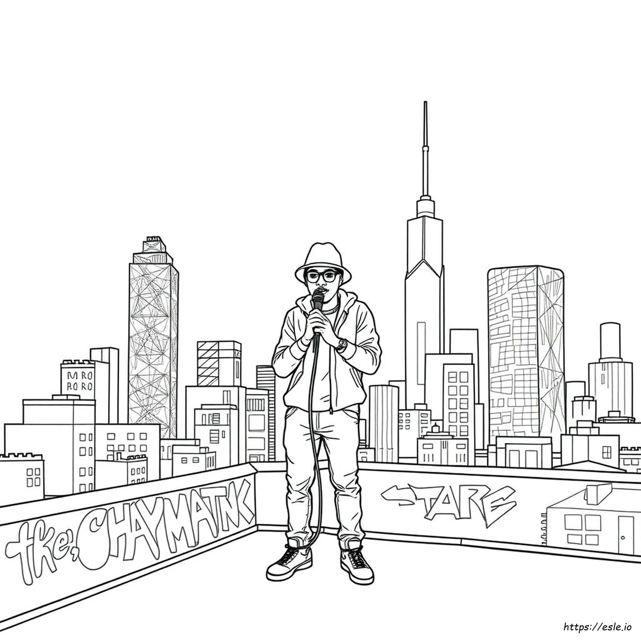Chance The Rapper Livro De Colorir E Música Mp3 Para Colorir