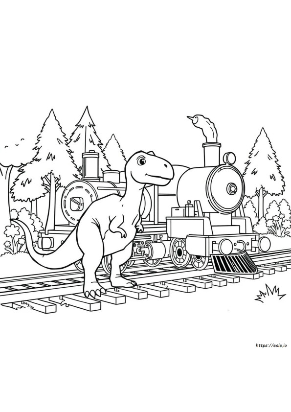 Diesel Train Coloring Pages To Print