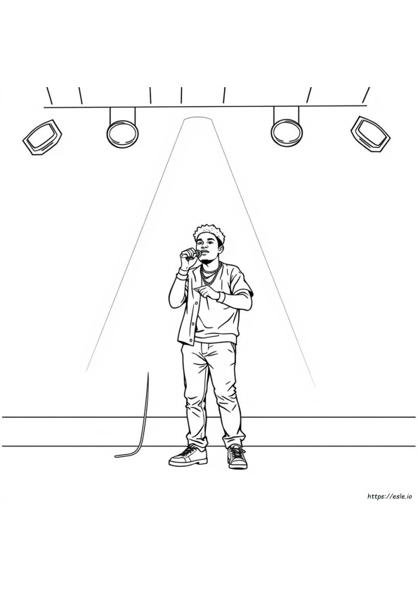 Chance The Rapper Livro De Colorir Limpo