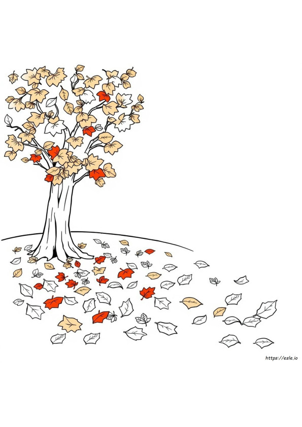 Leuke Herfst Kleurplaten Gratis