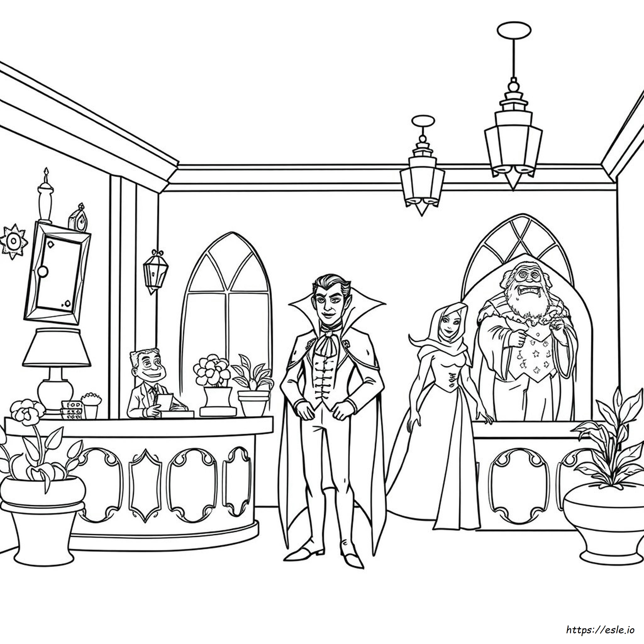 Mewarnai Hotel Transylvania
