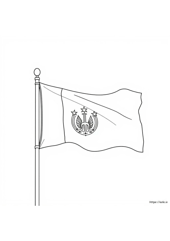 Coloriage Drapeau Des Émirats Arabes Unis