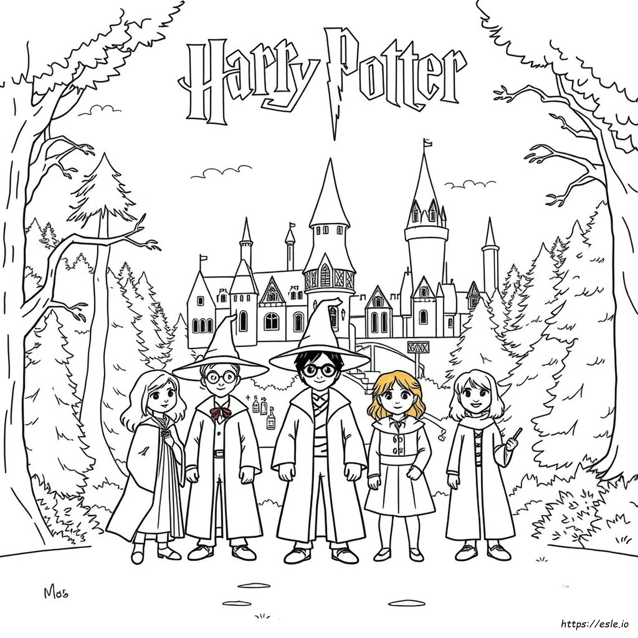 Harry Potter Coloring Book Pages