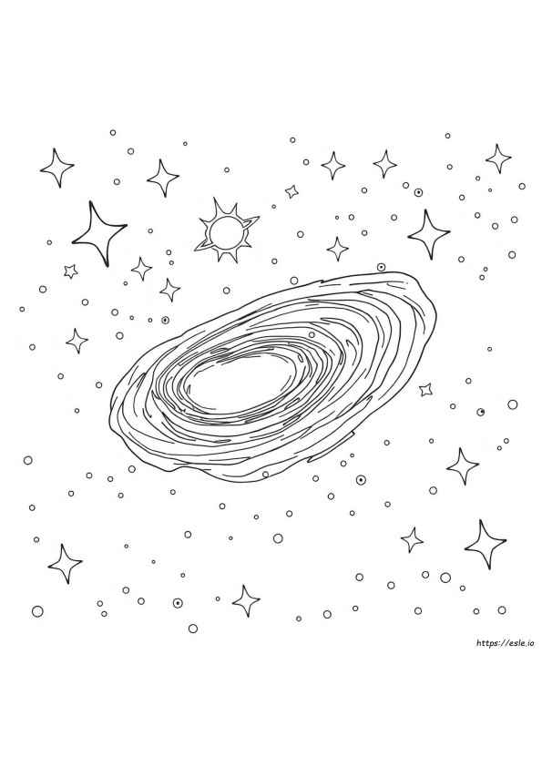 Coloriages Espace Galaxie