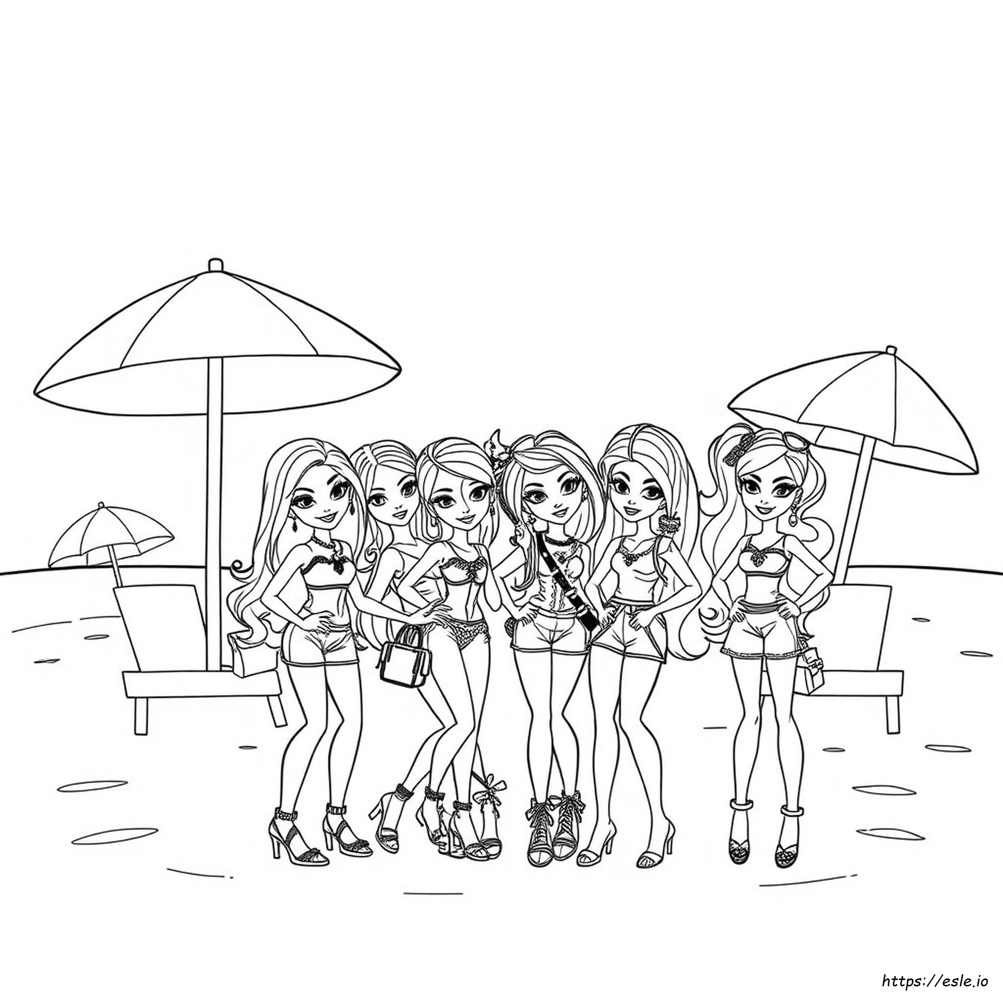 Colouring Pages Bratz