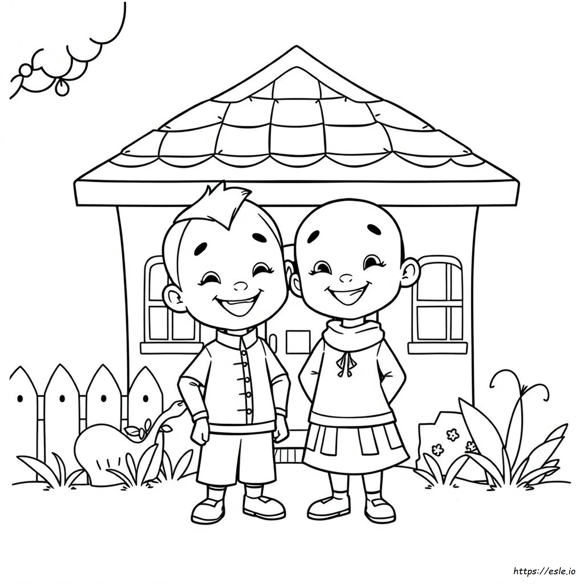 Upin Ipin Para Colorear Para Imprimir